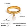 Youthway Zirconia Pearl Shiny Stainless Steel Charm Ring Waterproof High Quality Texture Jewelry  Party Gift