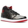 Jordan 1 Retro Mid Black Red White 554724-028