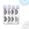 1 Pc BORN PRETTY Mandala Series Square Nail Stamping Template Floral Butterfly Elephant Pattern