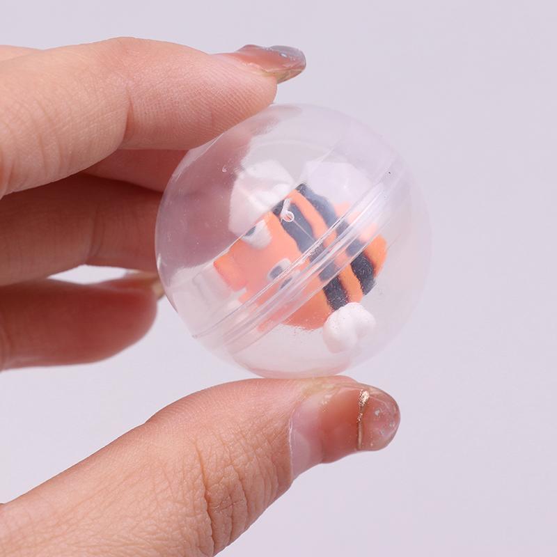 10pcs 32mm Children Mini Little Animal Toys Funny Pet Ball Egg Capsule Toys For Vending Machine