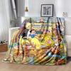 1 Stück Schneewittchen Druckdecke - Weiche Ganzjahres-Kuscheldecke für Wohnzimmer, Schlafzimmer, Personalisiertes Geschenk mit entzückendem Cartoon-Design