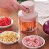 Wireless Food Chopper, Mini Electric Garlic Chopper, Electric Meat Grinder, Veggie Chopper, USB Rechargeable Mini Electric Food Chopper for Garlic,