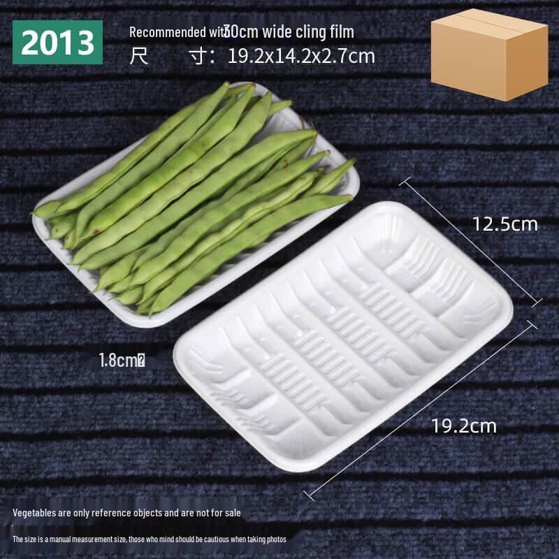 Plastic Rectangular Fresh Produce Packaging Trays
