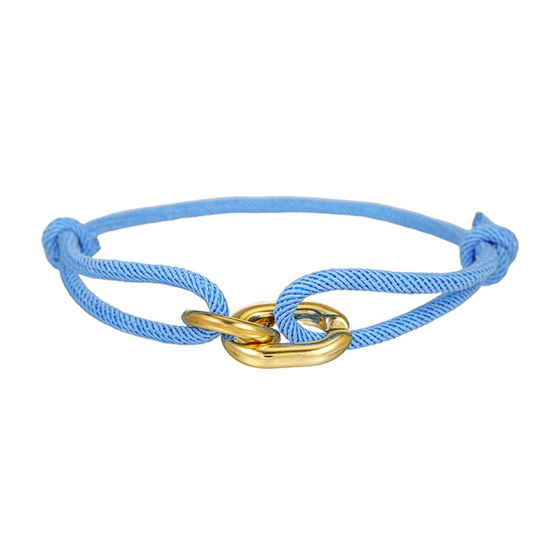Bohemian Color Braided Rope Bracelet Retro Simple Ccb Clasp Men Bracelet Fashion Party Jewelry Accessories