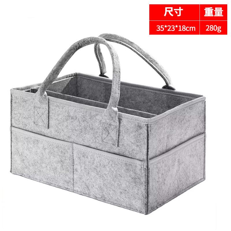 2pcs Baby Diaper Ball Bag Organizer Portable Holder Bag Change Table Car Nursery Essentials Storage Box Diaper Bag