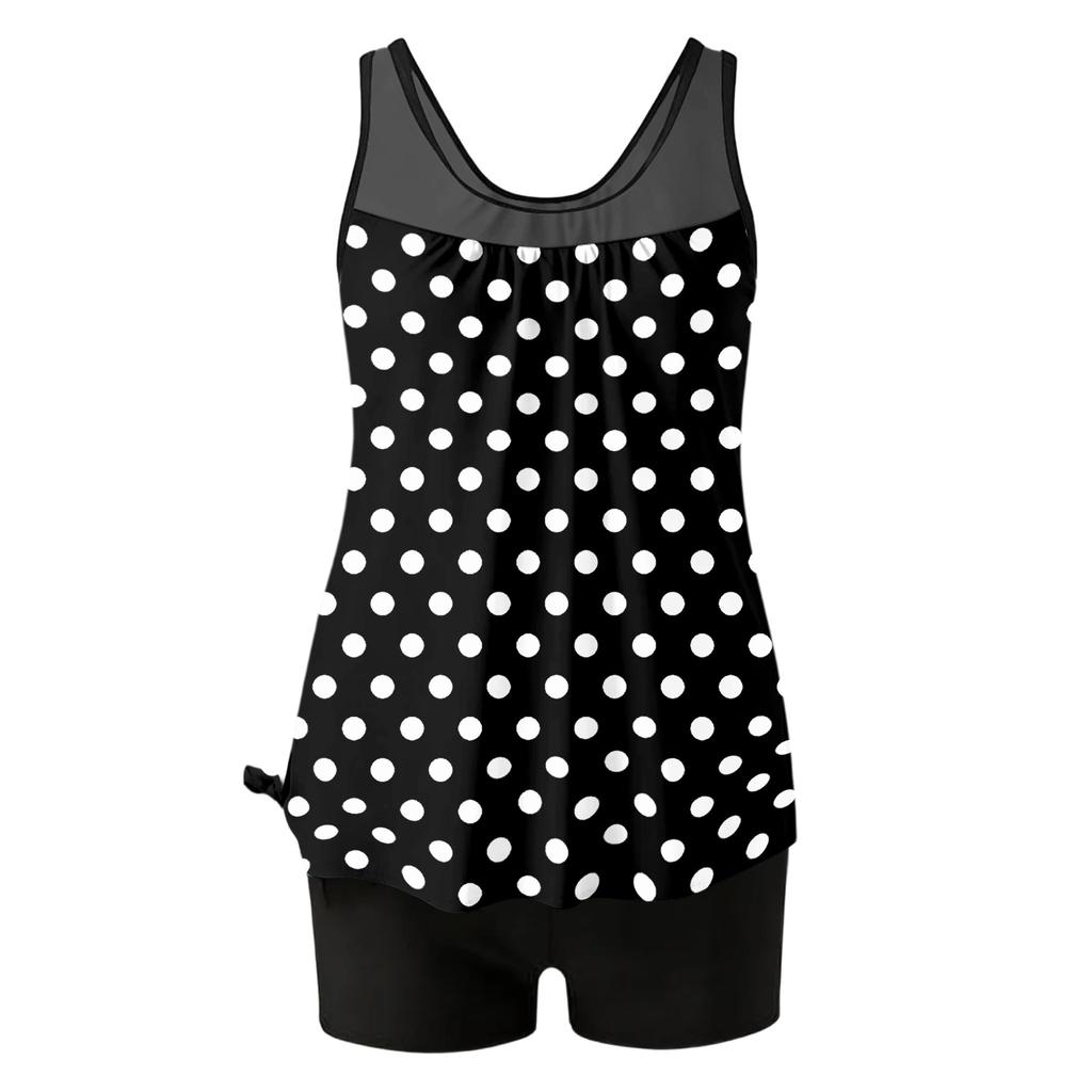 Women's Bohemian Print Split Swimsuit Sport Swimsuit