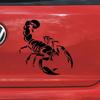 1 Piece 30cm Cute 3D Scorpion Car Stickers Car Styling Vinyl Decal Sticker for Cars Acessories Decoration