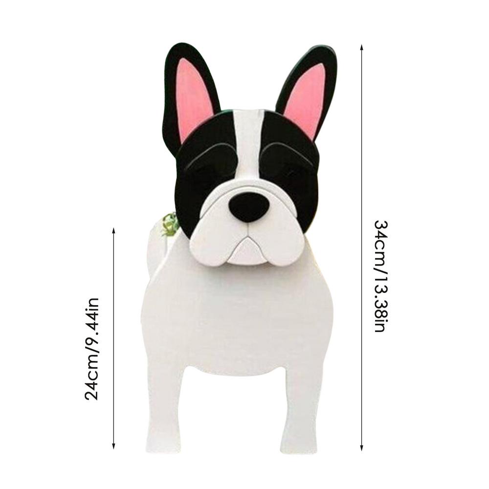 Niedliche Tierform Blumentopf PVC Haustier Hund Topfpflanze Garten Hof Dekoration Pflanzenbehälter Halter Für Außen Innen Pflanzen