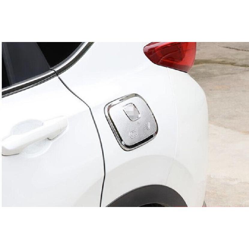 For Honda CRV CR-V 2017-2022 Chrome&Silver Exterior Side Fuel Oil Tank Cap Cover
