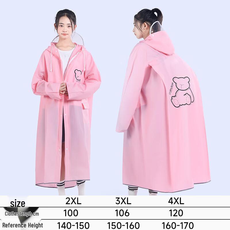 Children s School Raincoat with Backpack Space