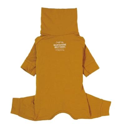 MANDARINE BROTHERS SKIN TIGHT SUIT Dog Inner Wear (XXL, MUSTARD)