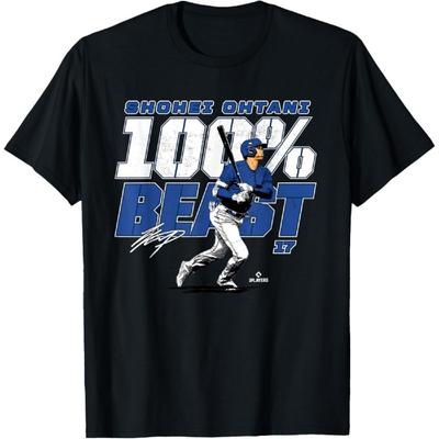 100 Percent Beast Shohei Ohtani Los Angeles Baseball MLBPA T-Shirt