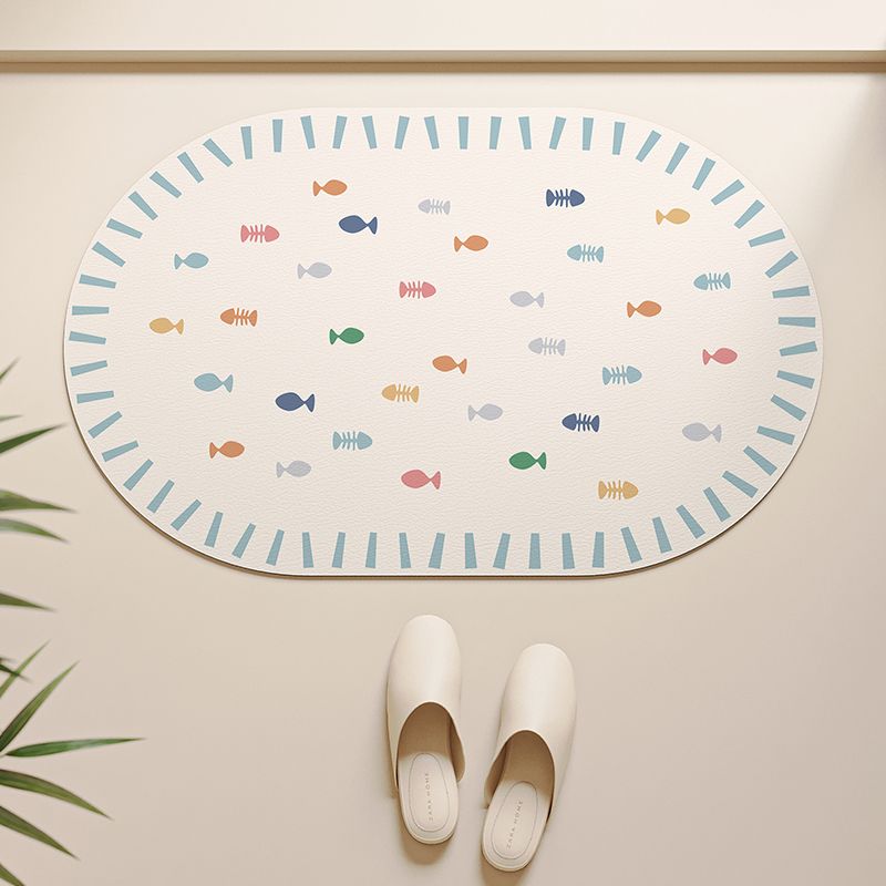 Bathroom non-slip floor mat, anti-drop diatom mud quick-drying toilet, shower board, foot mat, toilet door mat