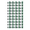 50PCS Plastic Greenhouse Twist Clips Shading Fixing Clips with 50 Ring Buckle Greenhouse Insulation Plant Hangers