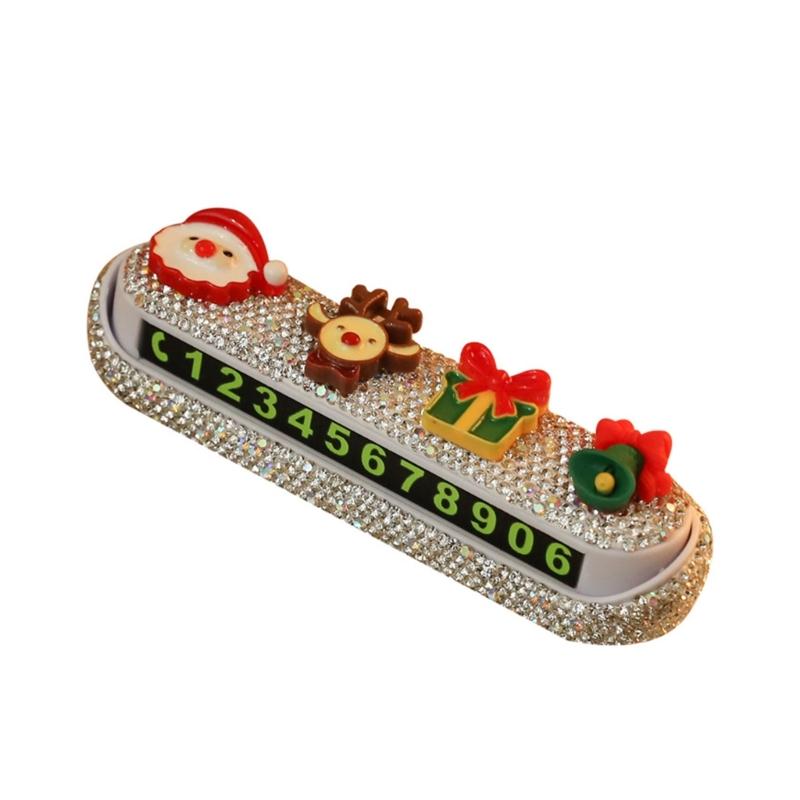 

Festival Vehicle Contact Display Board Plastic Parking Plate With Seasonal Designs For Holiday Parking Solution 1