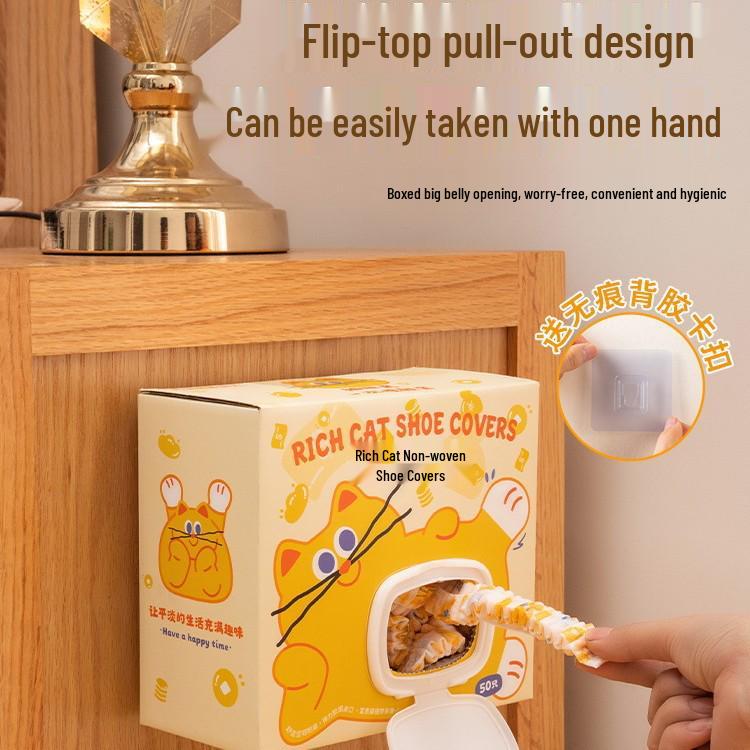 Newcomer Discount: Thickened Waterproof Non-slip Disposable Shoe Covers for Adults and Students