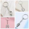 Vintage 3D Brain Keychain Anatomical Organs Body Parts Keyring Pendant For Doctor Graduation Gift Jewelry Handcrafts