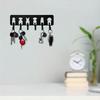 Multifunctional Metal Dog Key Hanger Wall Hook for Garage Entryway Kitchen Bathroom