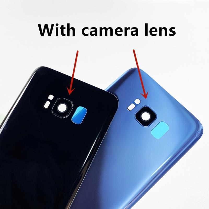 Carcasă nouă pentru Samsung Galaxy S8 G950 G950F S8+ Plus G955 G955F Înlocuire ușă din spate a bateriei din spate cu