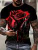 Men's Retro 3D Graphic Print T-Shirt - Perfect for Daily Wear and Vacation