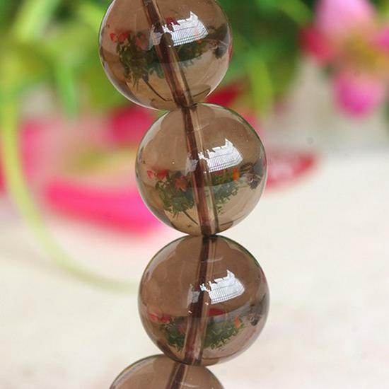 

Mingyuan Jewelry: Genuine Natural Smoky Quartz Bracelet 3456A 6mm