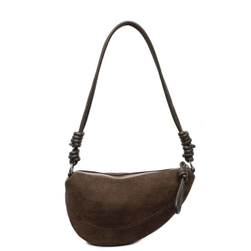 2025 Women's Retro Dumpling Bag – Large Capacity, Niche Autumn/Winter Design