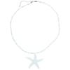 Bohemian Starfish Beaded Necklace Rice Beads Starfish Starfish Rice Beads Chain  Girls Couple