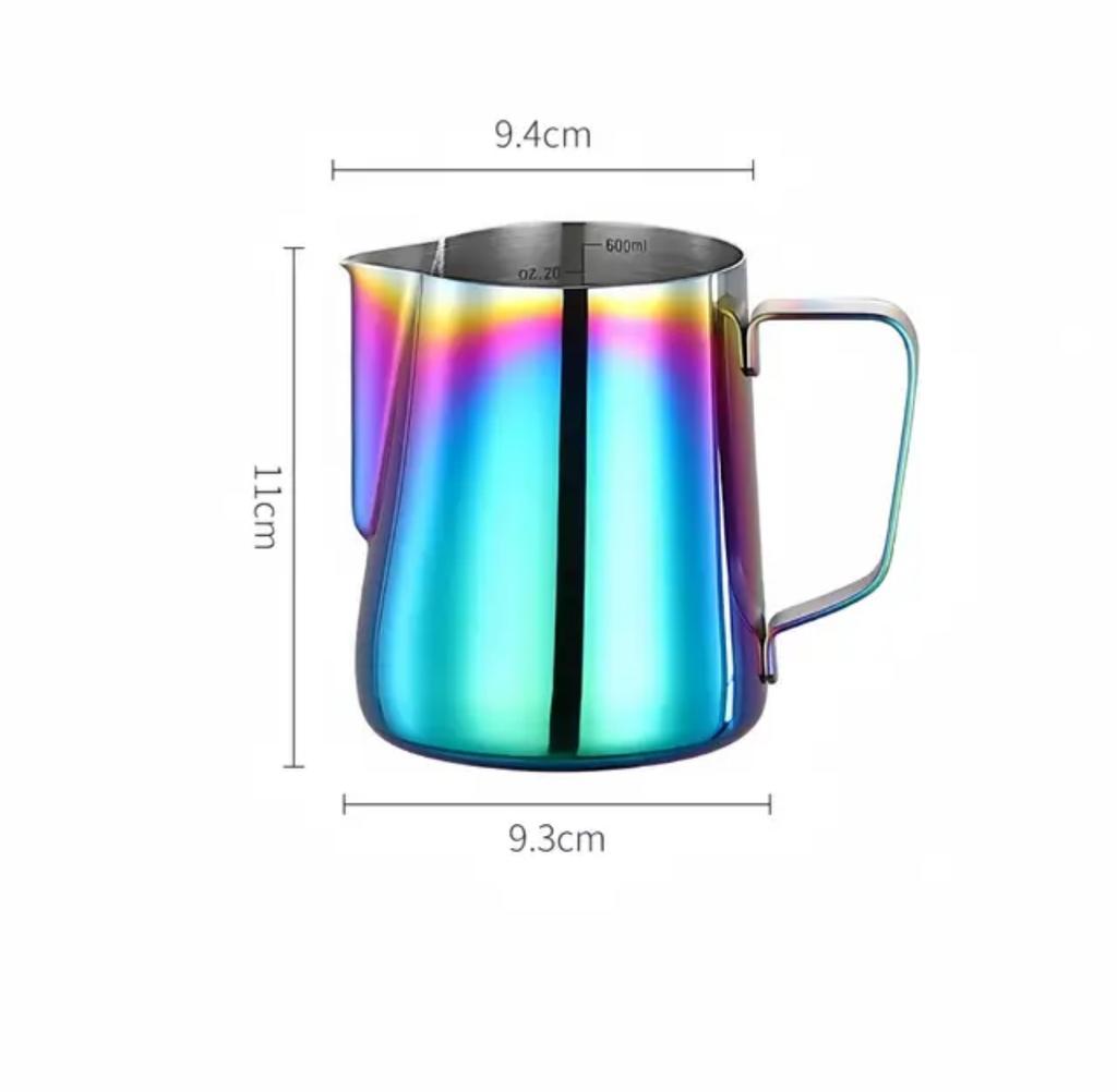 350/600/900ml Milk Creamer Frothing Pitcher With Scale Stainless Steel Coffee Cup Jug Latte Espresso Steaming Cappuccino Cup