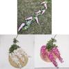 Purple Wisteria Artificial Hanging Flowers For Wedding Decor With Multicolor Options