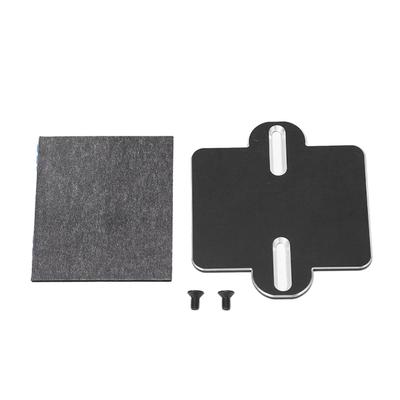 Piastra di Montaggio ESC in Alluminio con Ammortizzazione per Fissaggio ESC per Auto RC Traxxas per ARRMA 18 Nero