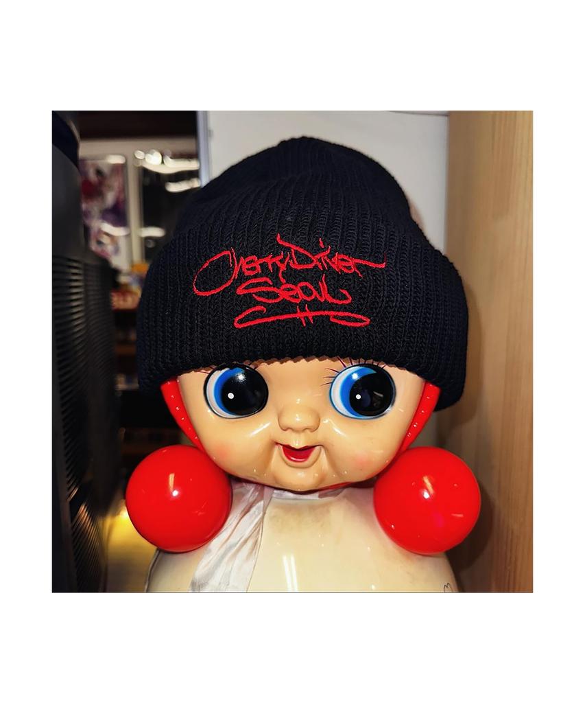 Chelideulaibeo Rob Graffiti Embroidery Beanie