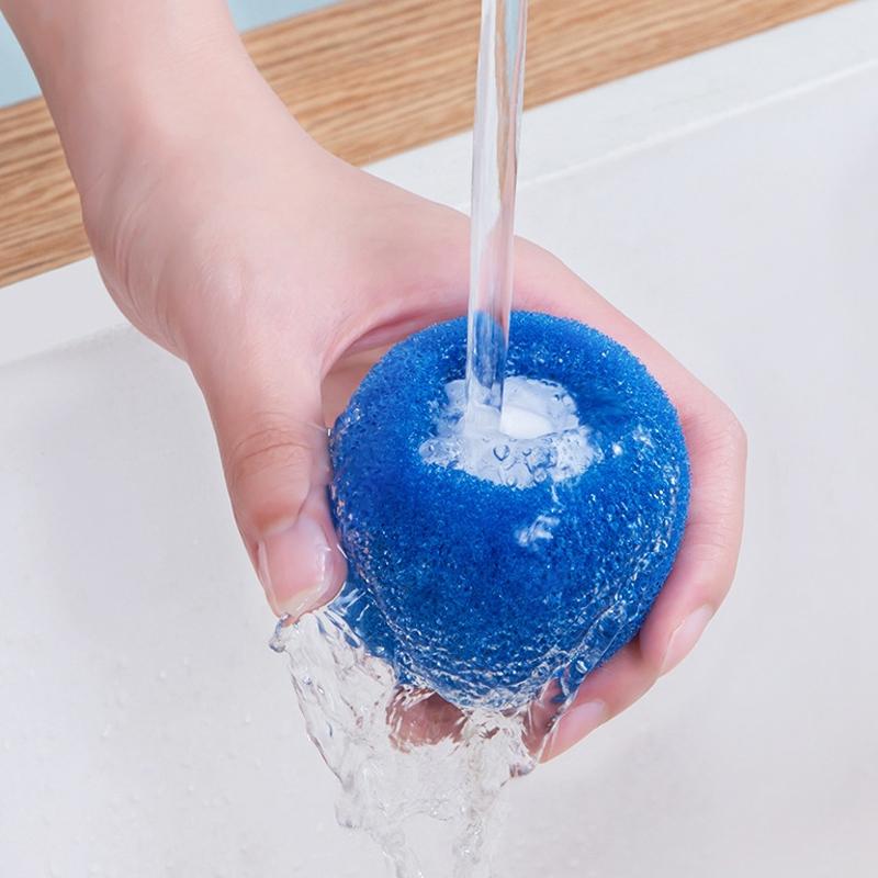 1/3 szt. Zestaw Kulek do Prania Gąbka do Pralki Kulki Czyszczące Wielokrotnego Użytku Narzędzie do Czyszczenia Ubrań z Włosów Usuwanie Sierści Zwierząt Usuwanie Kłaczków