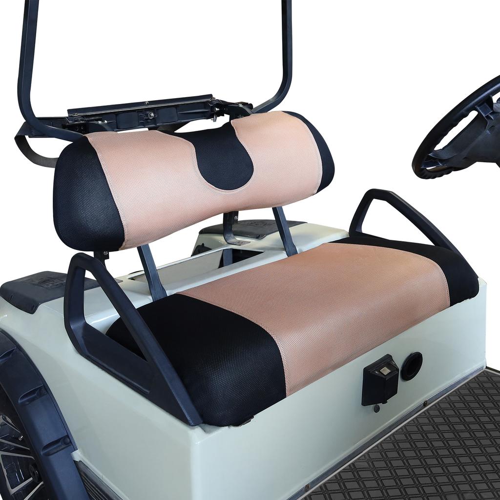 Fashion Cushion Cover Golf Cart Accessories Seat Cover Set Heat Washable Polyester Mesh Cloth for Club Car /EZGO / Yamaha