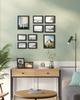 SONGMICS Photo 10 Vertical Horizontal Wall Holds Colored Paper and Photos Hanging PS Wall RPF310H Frame, Pieces, Tabletop, & Mounting, Simple, Wooden,