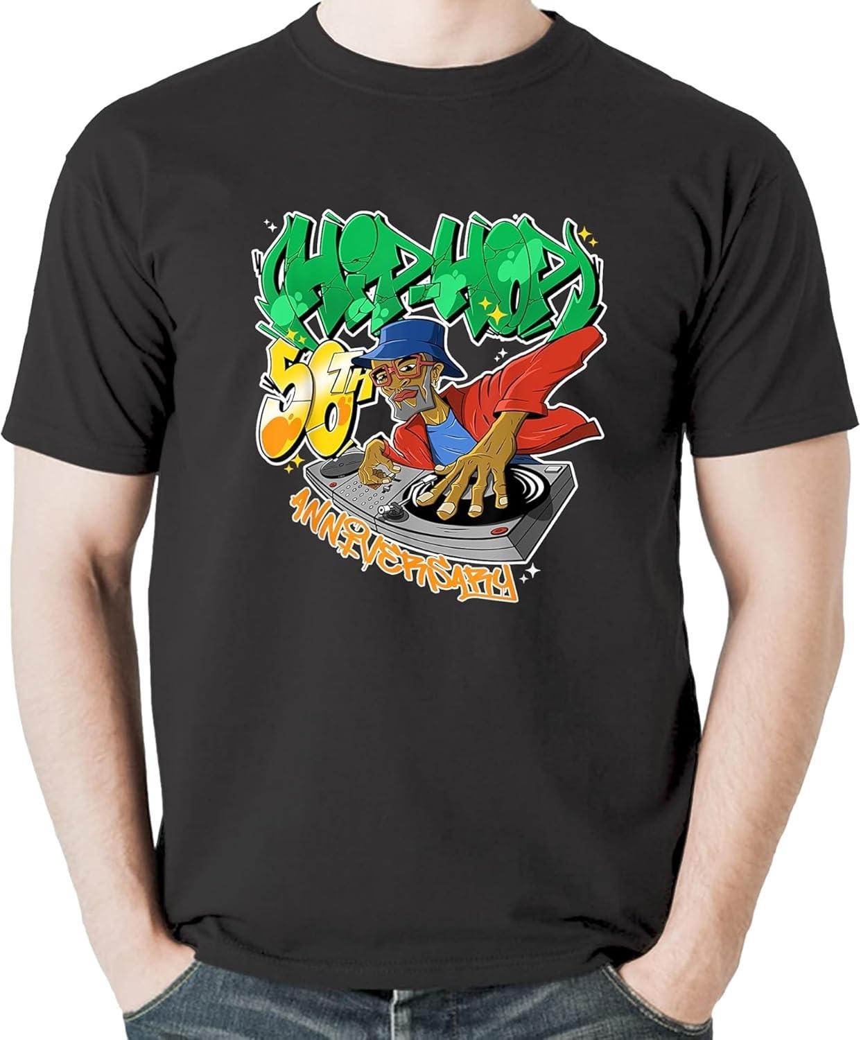 Олдскульная Хип-Хоп Одежда Ретро Хип-Хоп 90-е Граффити DJ Футболка Толстовка Худи Майка для Мужчин Женщин Детей Черный S