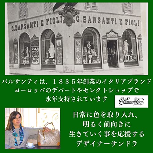 G.Barsanti&Figli Barsanti Brillenetui, Stilvoll, Groß, Hergestellt in Italien (Rose)