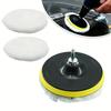 5pcs Car Polishing & Waxing Kit, Universal Iron Model, Premium Sponge Discs for Vehicle Detailing and Maintenance