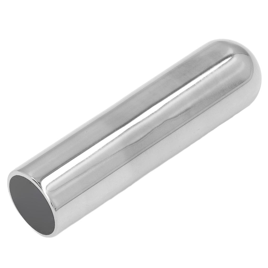 Guitar Slide Tone Bar Stainless Steel Solid Guitar Slide with Thumb and Finger Picks for Lap Steel H