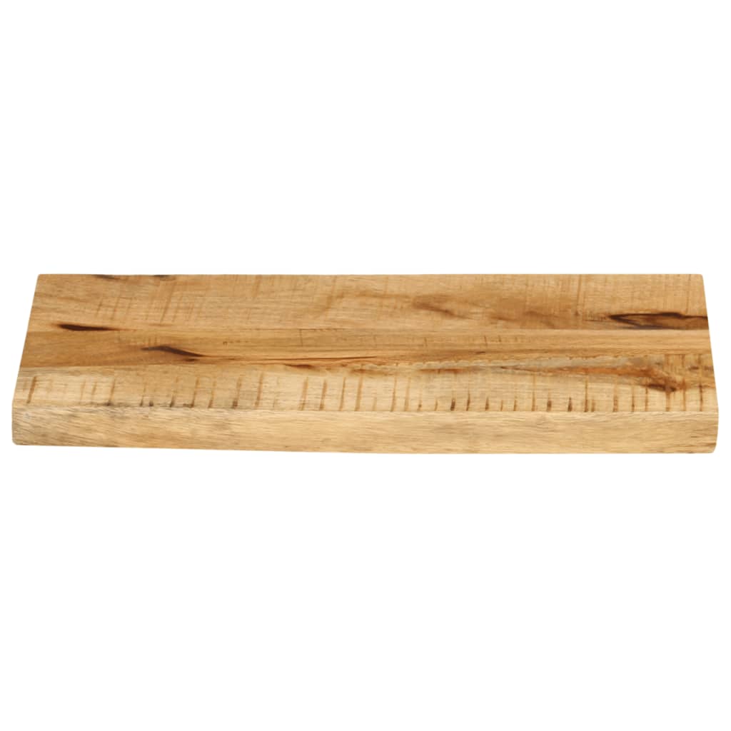 Vidaxl Blat Stołu, 40X30X2,5Cm, Naturalna Krawędź, Surowe Drewno Mango