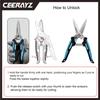 CEERAYZ Scissors 200mm Multipurpose Heavy Duty 420 Japanese Stainless Steel Industrial Scissors Scissors Metalworking Pruning Gardening Pruning with