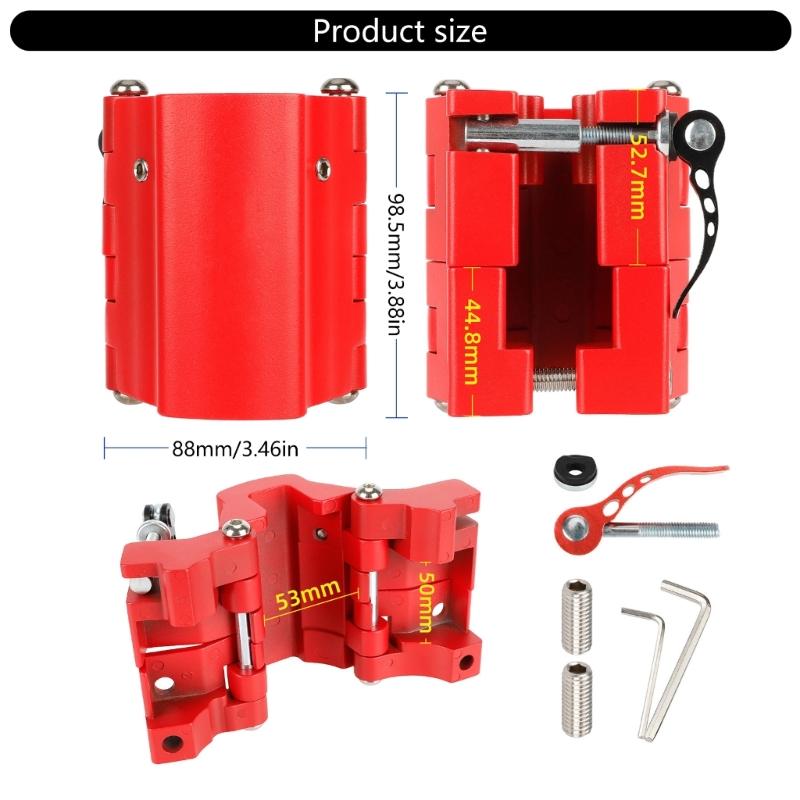 Stable Folding Scooters Clamps Quickly Install Electric Scooter Brackets Commuters Scooters Accessory