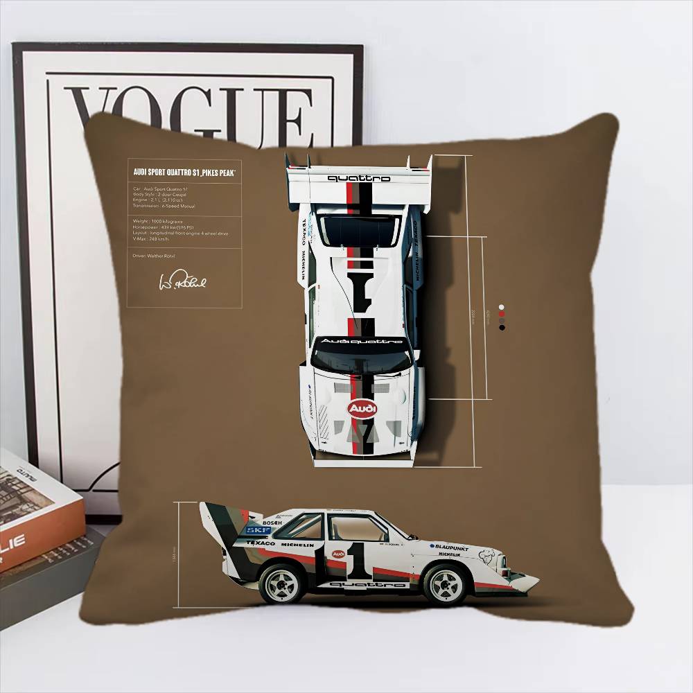 Colorprint Cars Pillow Case Square Pillow Bedroom Sofa Leisure Comfort Cushion Car Living Room Home Decoration