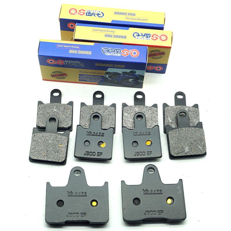 Motorcycle Front Rear Brake Pads for KAWASAKI ZX1400 Ninja ZX-14R ABS 2012- Special Edition ZZR1400 ABS 2006-2011 ZX-14
