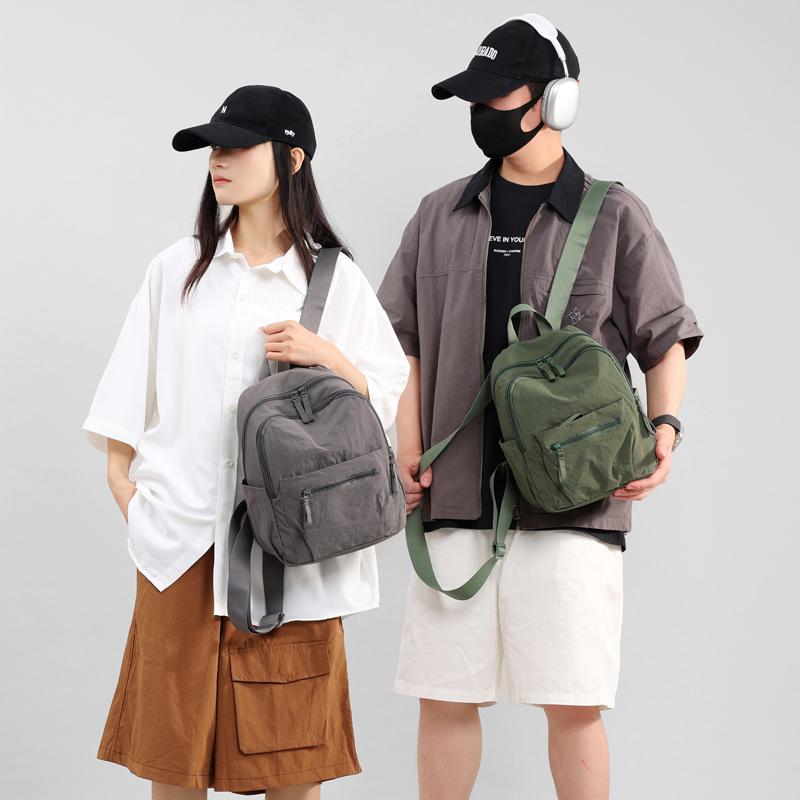 Outdoor Student Schoolbag Nylon Small Backpack Unisex Backpack