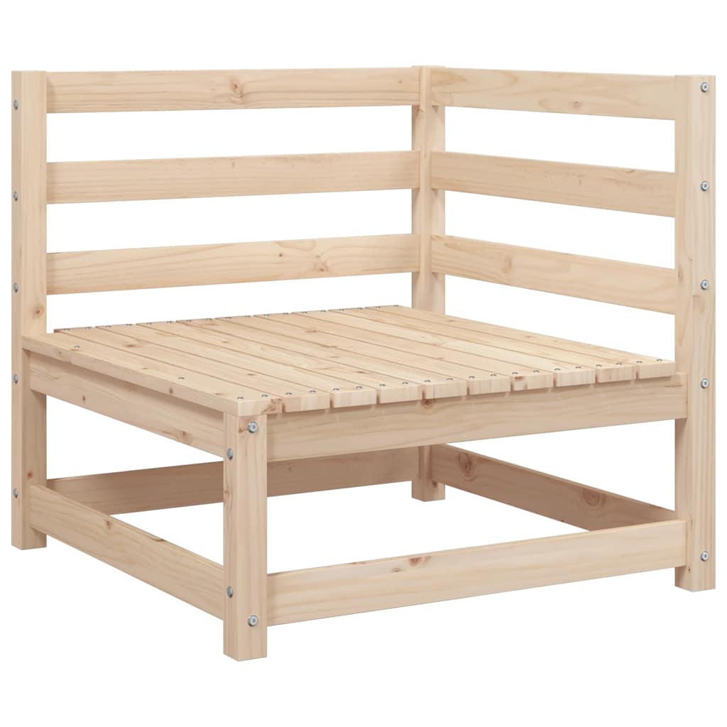 5 Piece Garden Sofa Set Solid Pine Wood