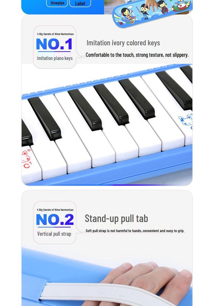 Chime Harmonicas: Genuine 32-Key & 37-Key Little Genius & Talented Girl Student Models for Children