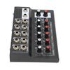 for US Plug Low Noise Stereo Line Mixer 2 Master Volume Knobs Dj Mixing Board  Bars