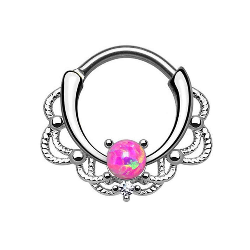 

Опаловая кисточка кольцо для носа и пирсинга соска - Ювелирные изделия для пирсинга из нержавеющей стали, Популярные в Европе и Америке