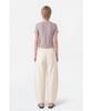 Jaa [Jaah] Round Silhouette Pants Cream
