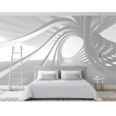 Mural 3d Stereo Abstract Space Wallpaper Bedroom Background Wall Papers Home Decor Wall Stickers